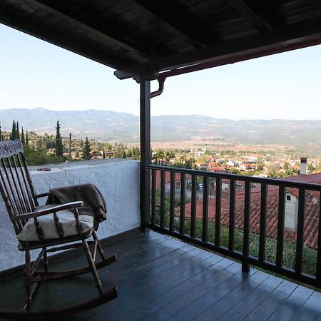 Dandy Villas Amfiklia - Pasithea - Stunning View - Fireplace - Parking Amfikleia Exteriör bild